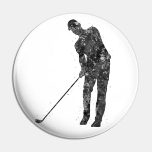 Golf player man Pin