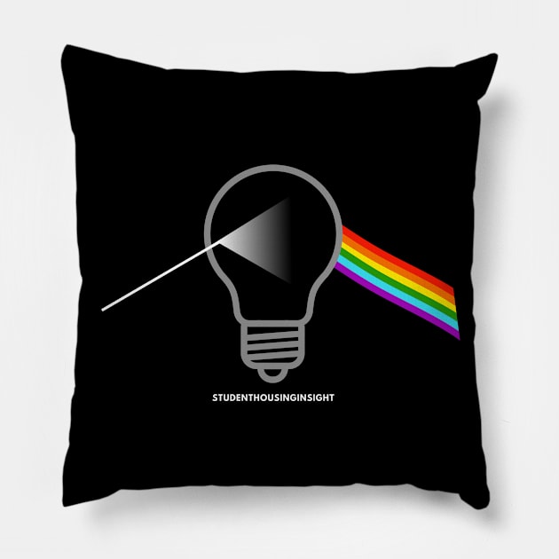 Dark Side of Student Housing Pillow by StudentHousingInsight