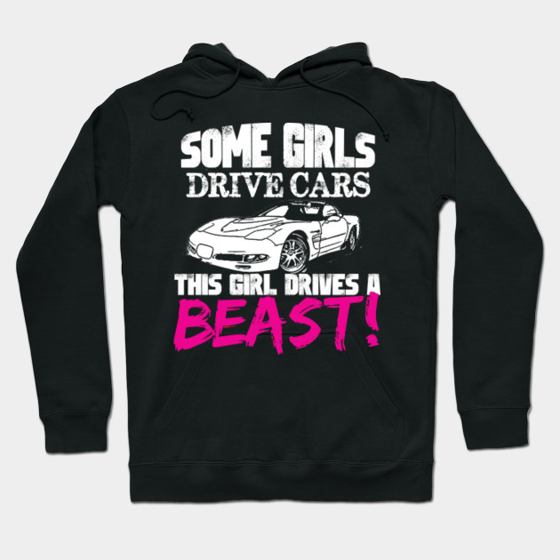 car girl hoodie