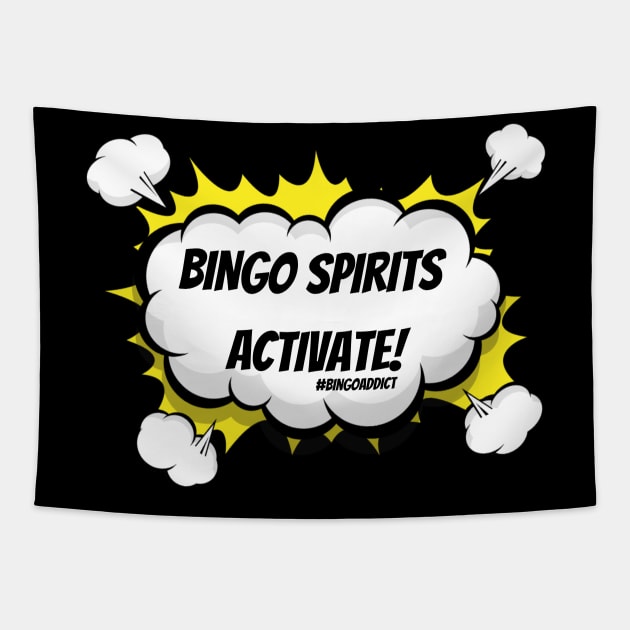 Bingo Spirits Activate Tapestry by Confessions Of A Bingo Addict