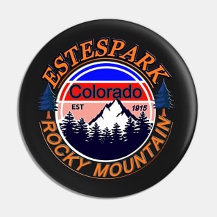 Rocky Mountain National Park Colorado Hiking Nature Outdoors Pin