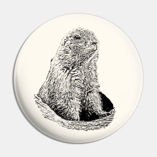 Prairie dog Pin