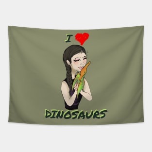 I Love Dinosaurs Tapestry