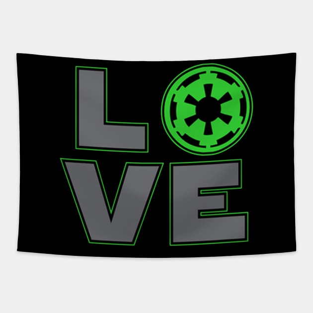 Empire Love Tapestry by homassall