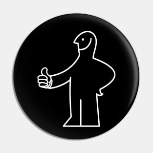 Ikea man (white version) Pin