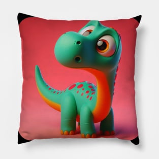 Sparky the Dinosaur #8 Pillow