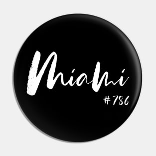 Miami (786) Pin