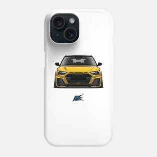 audi a1 yellow Phone Case