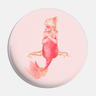 Pink Mermaid Pin