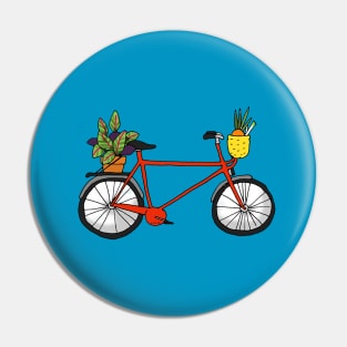 red bicycle Pin