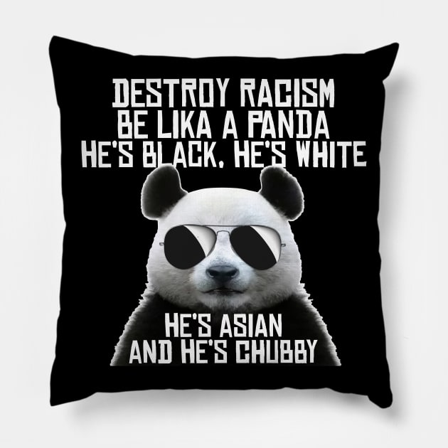 Destroy Racism Pillow by MDRFables