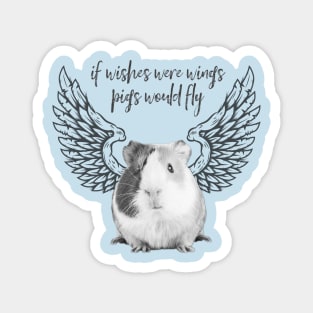 If wishes were wings pigs would fly Magnet