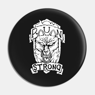 Run Strong Pin