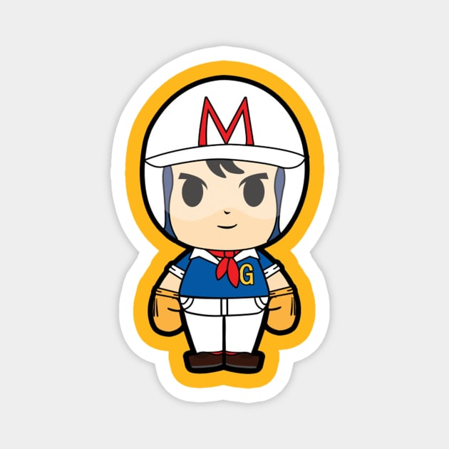 meme speed racer Magnet by tutuppagar