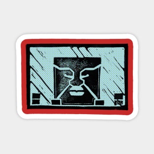 G1  Windscreen Sticker Face Colour Magnet