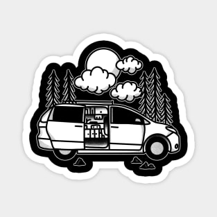 Toyota sienna camper van conversion Magnet