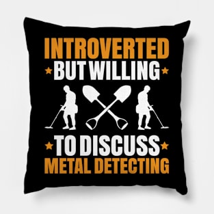 Detectorist Metal Detecting Metal Detector Pillow