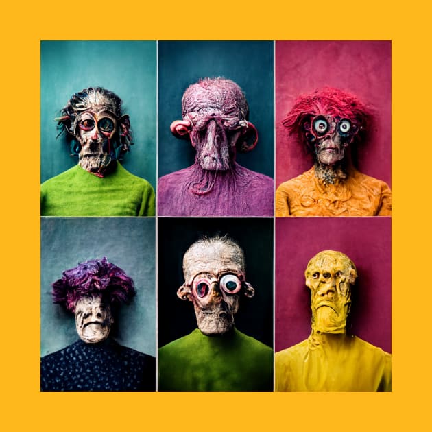 Weirdy Bunch by Tim Molloy Art