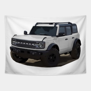 2021 Ford Bronco 4 Door Oxford White Tapestry