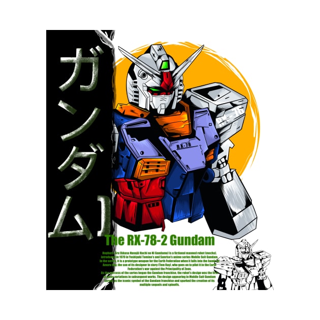 RX 78 ILLUSTRATION by Dozerclothes