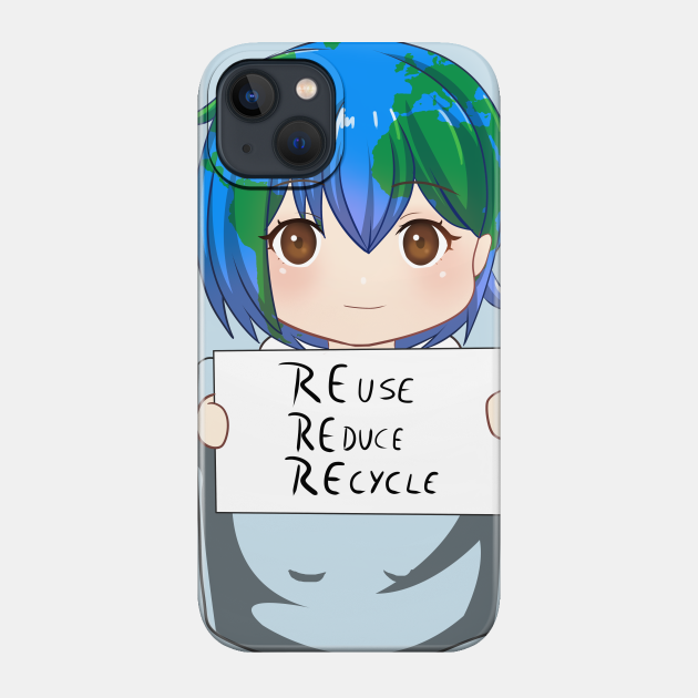 Earth-chan - Earth Chan - Phone Case