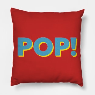 POP! (blue) Pillow