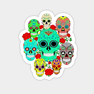 Sugar Skulls Galore Magnet