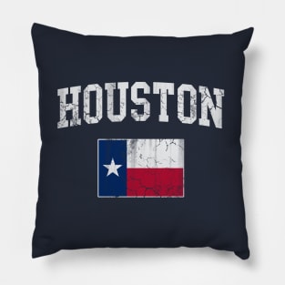 Houston Texas Flag Texan Pillow