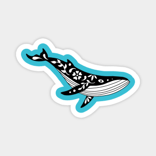 Ornate whale Magnet