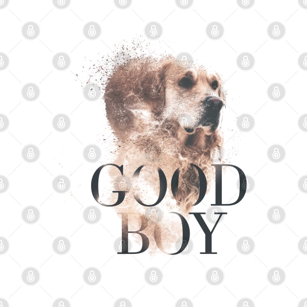 Good Boy Golden Retriever by MarinasingerDesigns