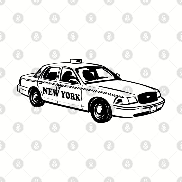 NYC Yellow Cab by Manzo Carey
