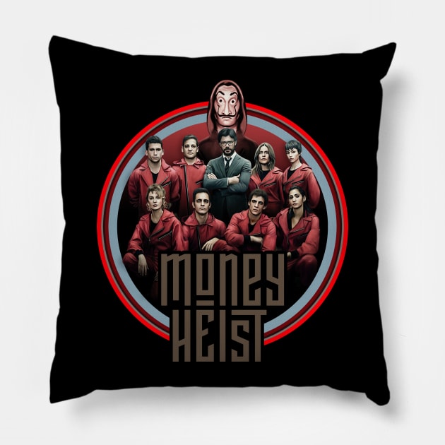 The heist of the century Pillow by Trazzo