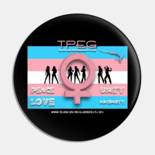 TPEG Transcending Barriers apparel Womens Pin