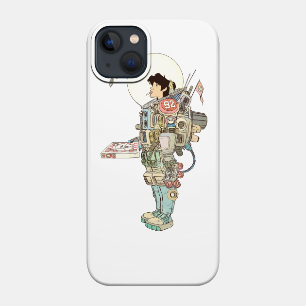 Cockatiels and Pizza. - Sci Fi - Phone Case