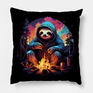 Campfire Sloth Pillow