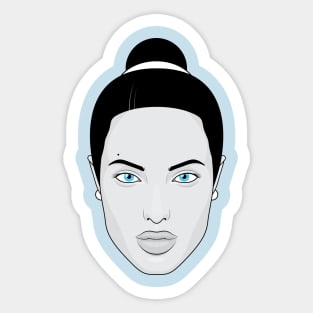 Angelina Jolie Sticker for Sale by cecilialay