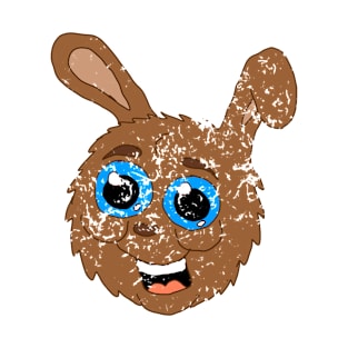 Vintage Chocolate Bunny Head 1 T-Shirt