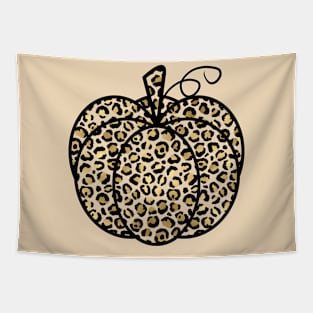 Leopard Pumpkin Tapestry