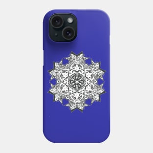 84C Unique Black White Abstract Mandala Phone Case