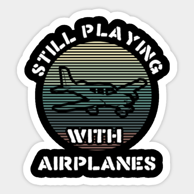 Vintage Runway Airplanes Pilot TShirt