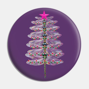 Dragonfly Holiday Tree Pin