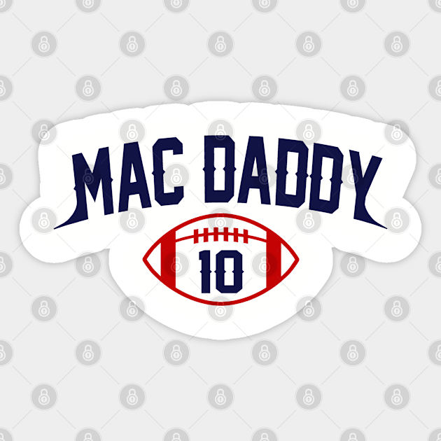 Mac Daddy, New England Football - Mac Jones - Sticker