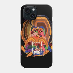 wild cat's head of the king of the jungle Phone Case