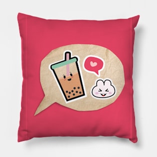 Love Boba Pillow