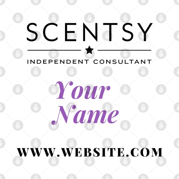 scentsy independent consultant gift ideas with custom name and website by scentsySMELL