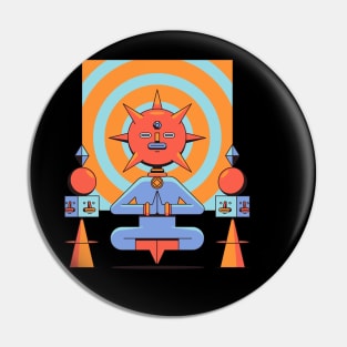 Meditations Lover Art Pin