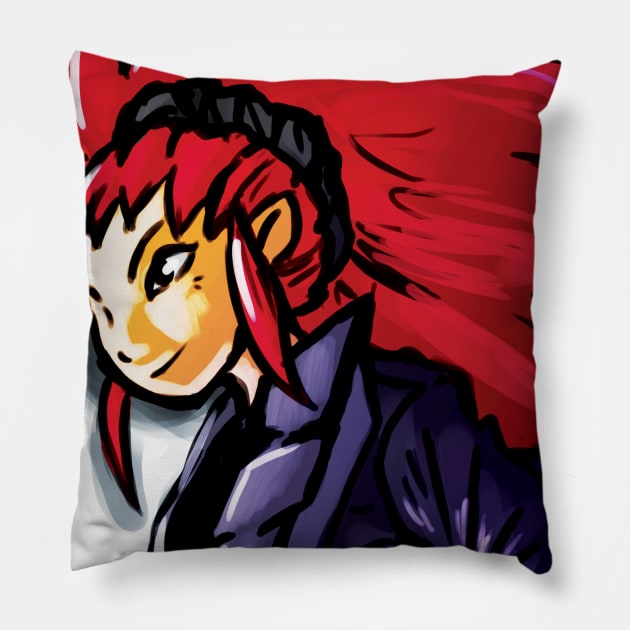 The Genius of the Universe Pillow by BaconBabyArt