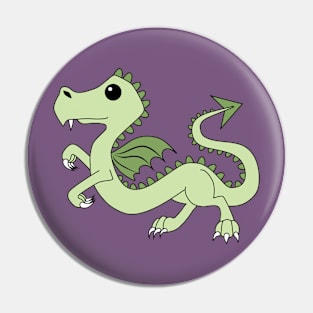 Western-style dragon Pin