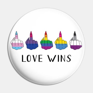 Love wins Pin