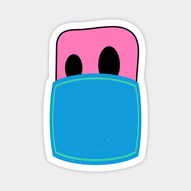 Marshmalloonian In My Pocket Magnet by Marshmallow Merch